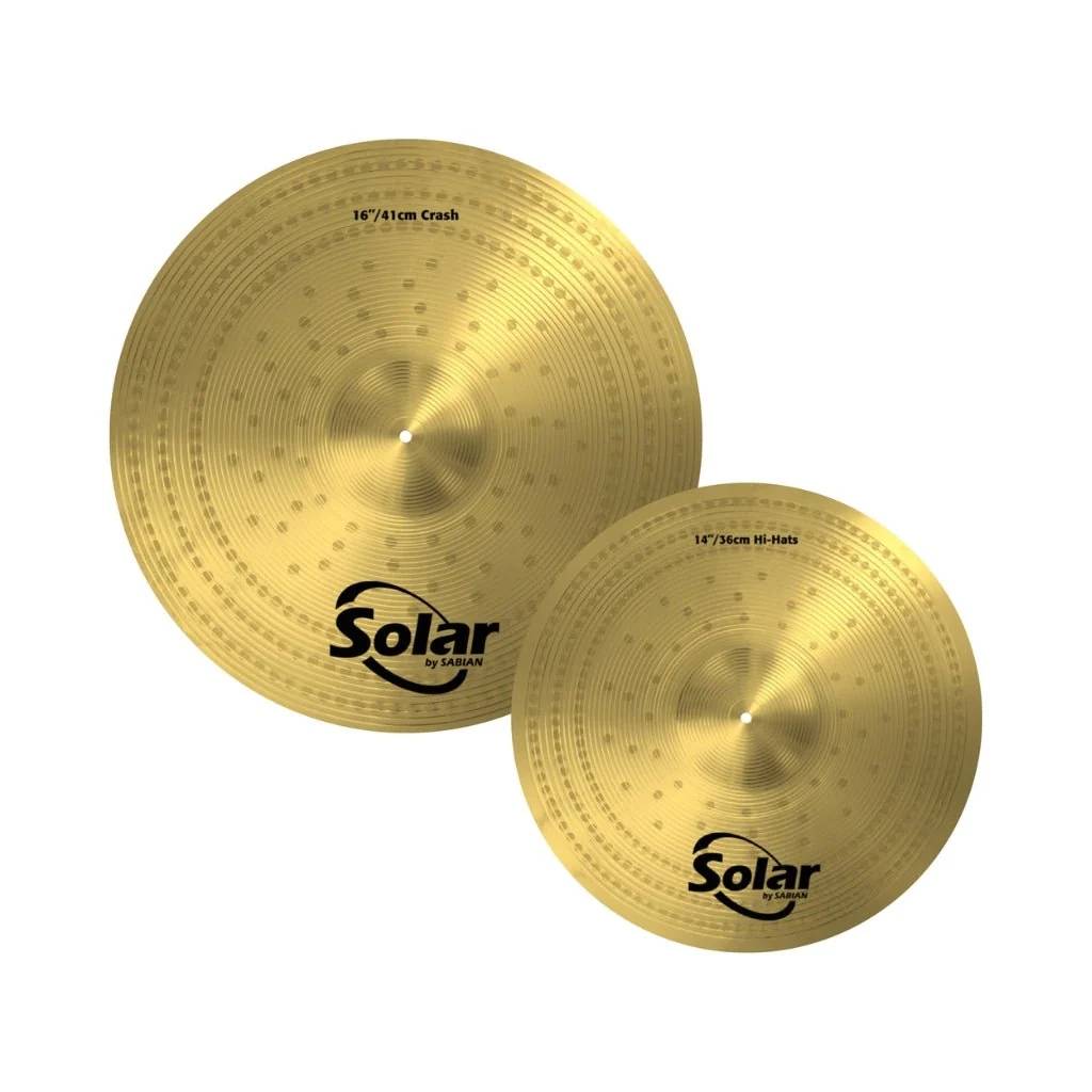 Sabian SOL5001 Solar First Pack 14/16 Inch Cymbal Pack