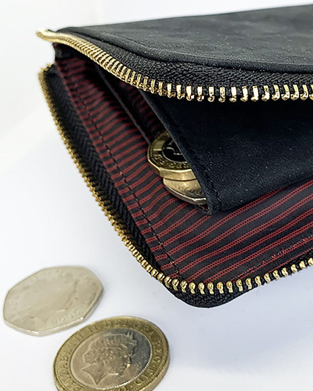 Marshall Brass In Pocket Wallet, Black