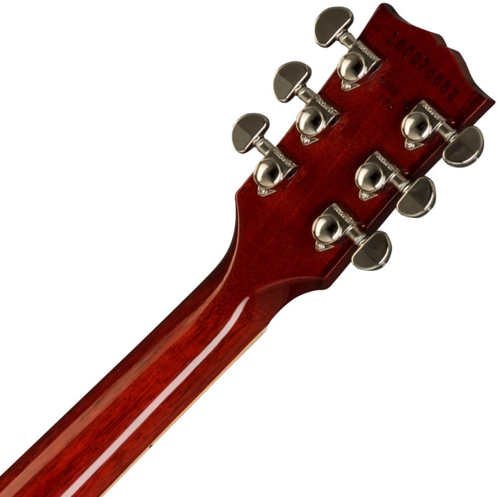 Gibson Les Paul Classic electric guitar in Heritage Cherry Sunburst finish with double-cutaway body and gold hardware.