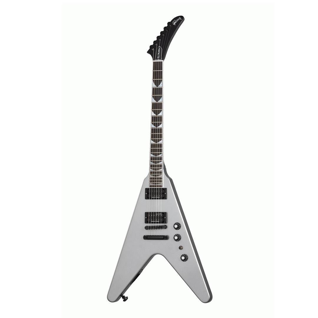 Gibson Dave Mustaine Flying V EXP Electric Guitar - Silver Metallic