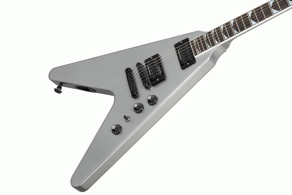 Gibson Dave Mustaine Flying V EXP Electric Guitar - Silver Metallic