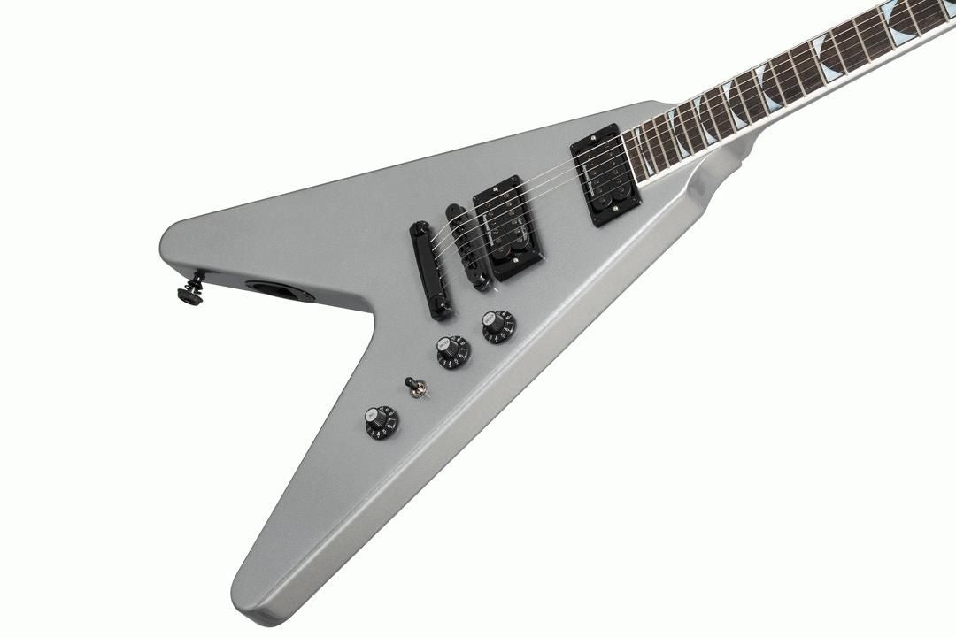 Gibson Dave Mustaine Flying V EXP Electric Guitar - Silver Metallic
