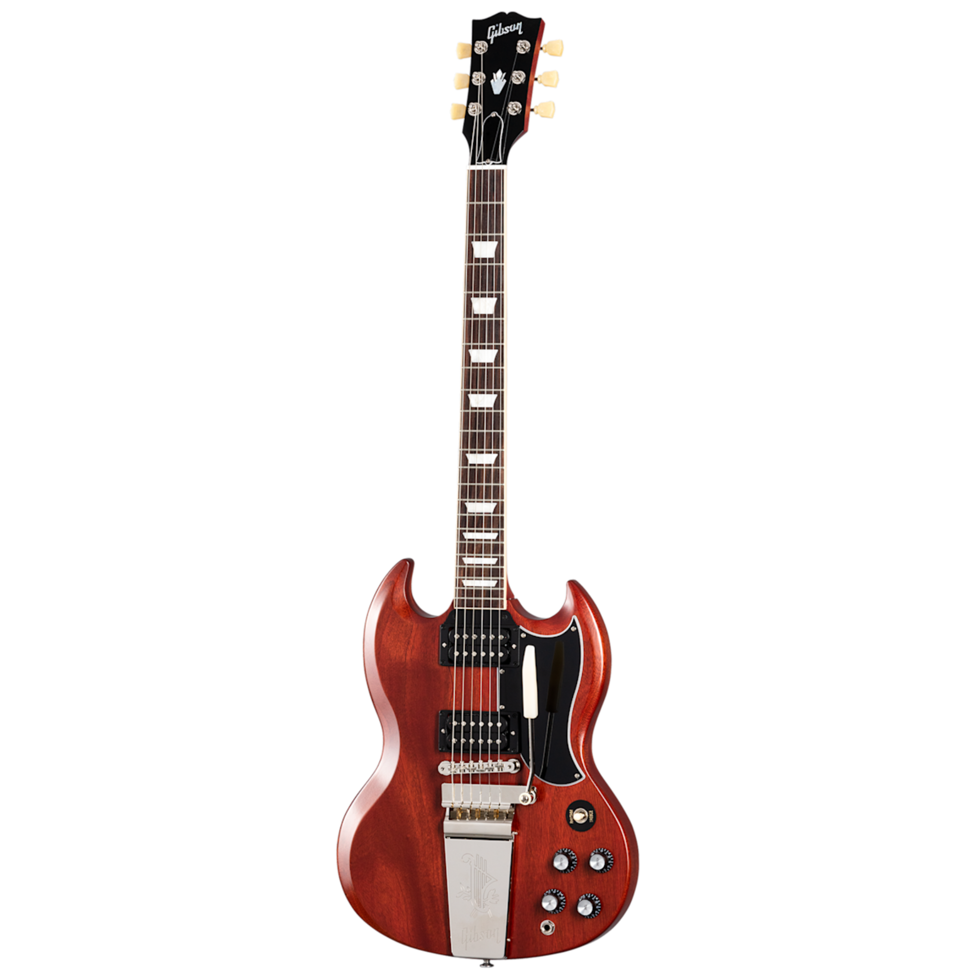 Gibson SG Std Faded 61 Maestro Vibrola Electric Guitar - Vintage Cherry
