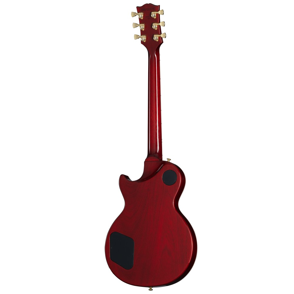 Gibson Modern Collection Les Paul Supreme electric guitar in dark wine red with a sleek finish and classic design.