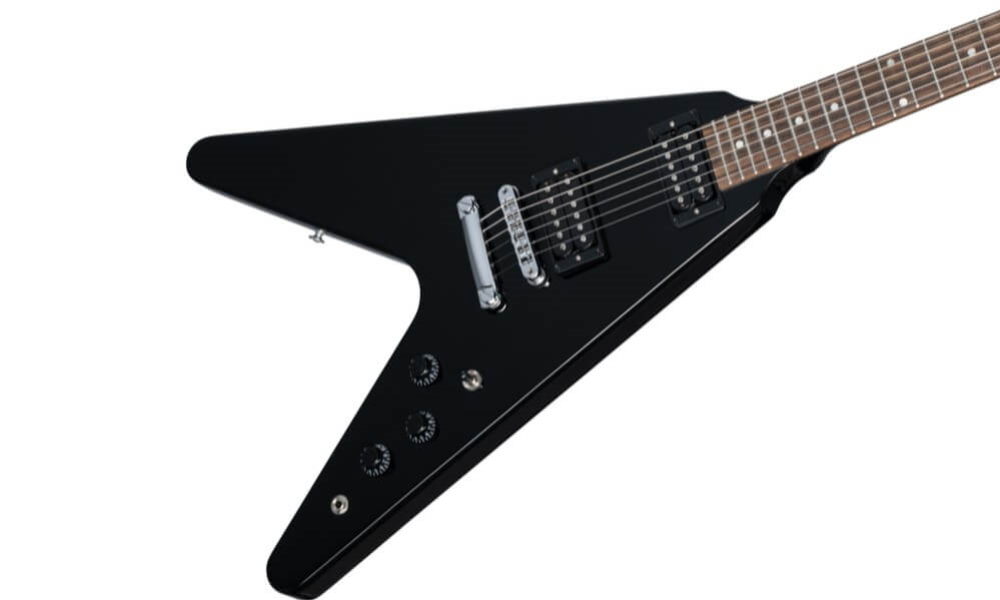 Gibson 80's Flying V Electric Guitar - Ebony