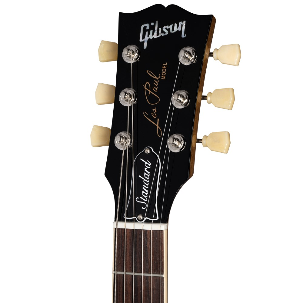 Gibson Les Paul Standard 50's electric guitar in Pelham Blue with sunburst finish, chrome hardware, and humbucker pickups.