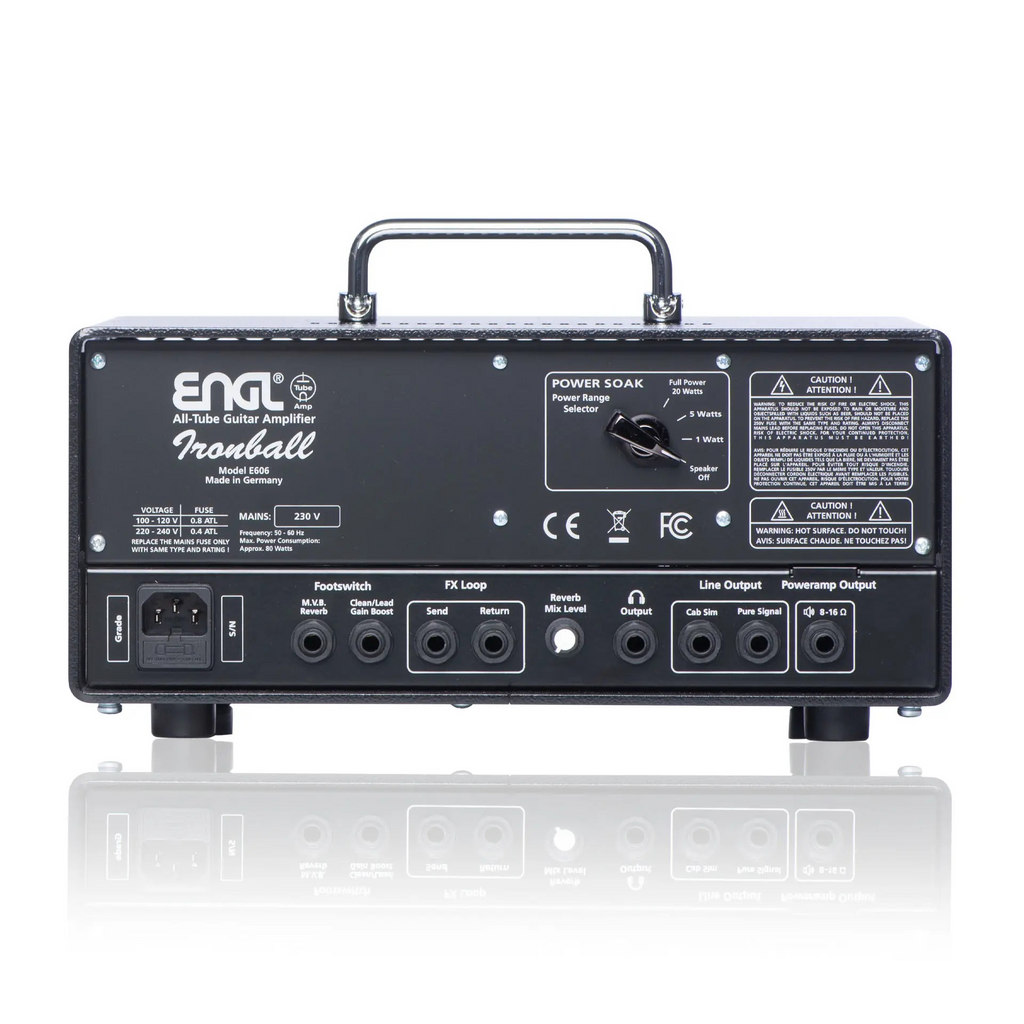 ENGL E606 Ironball 20w Guitar Amp Head w/Reverb + Powersoak