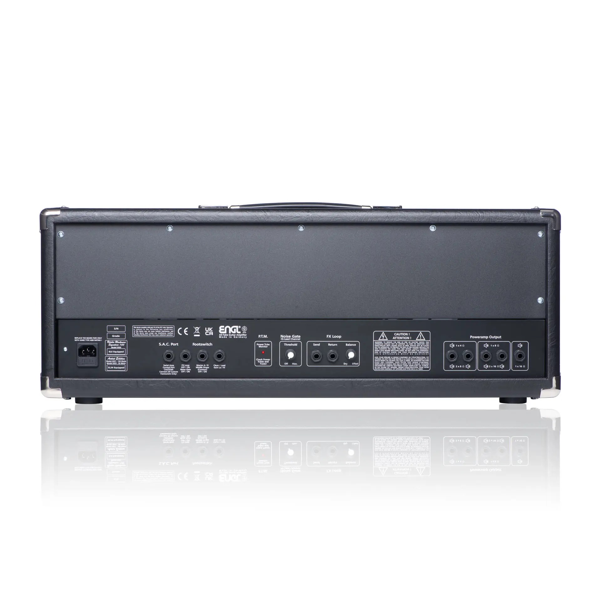 ENGL E651 Artist Edition 100 Blackout 100w Guitar Amp Head