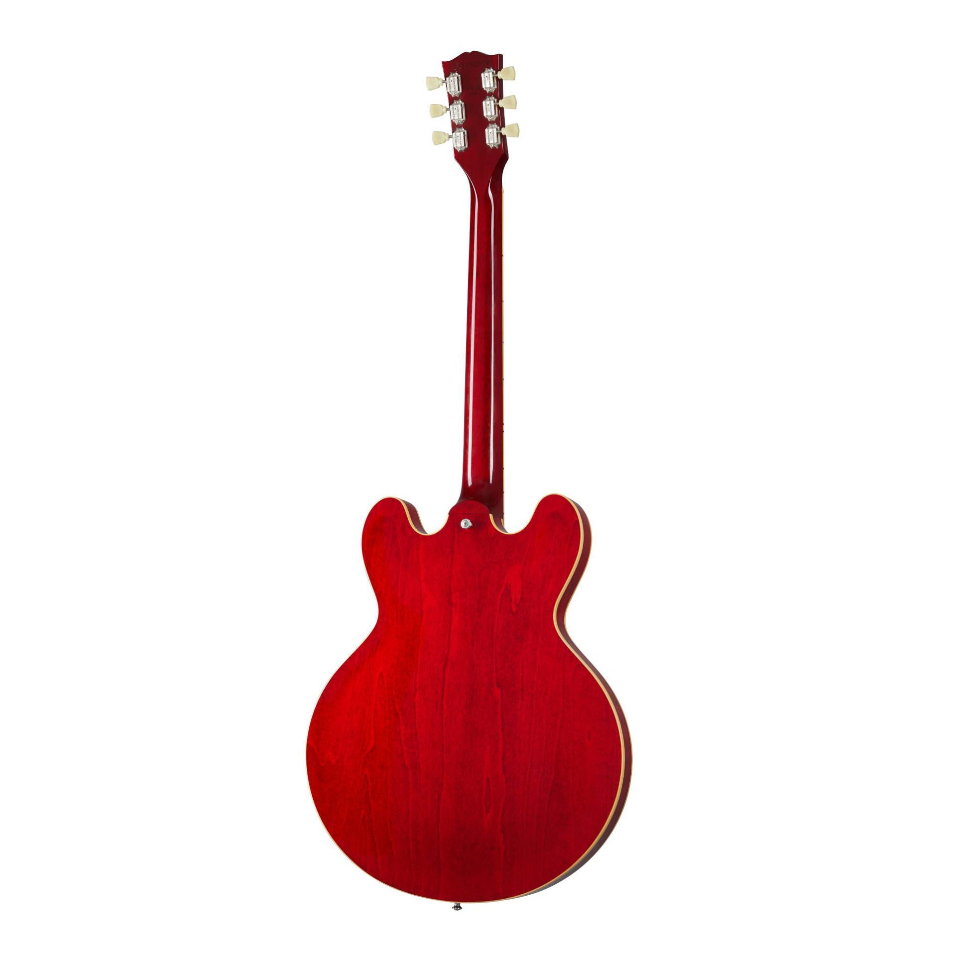 Gibson ES335 Sixties electric guitar in cherry finish, showing the double-cutaway body and vintage-style pickups.