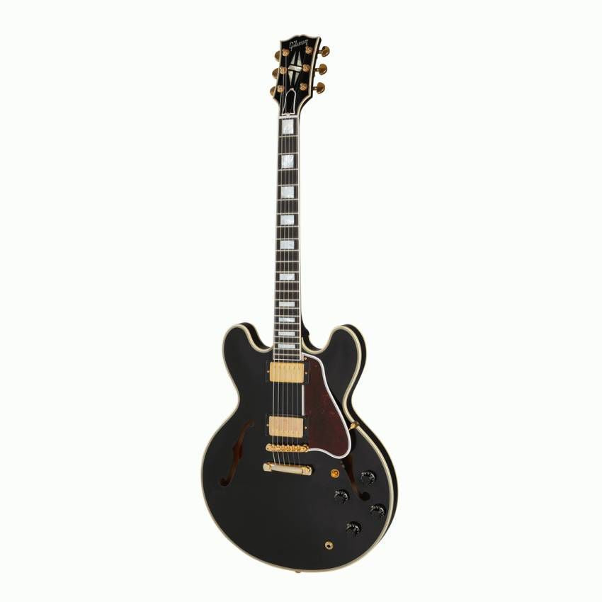 Gibson 59 ES-355 Reissue Stop Bar Electric Guitar - VOS Ebony