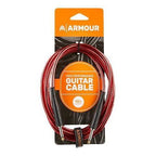 Armour GC10R Guitar 10 Foot in Transparent Red