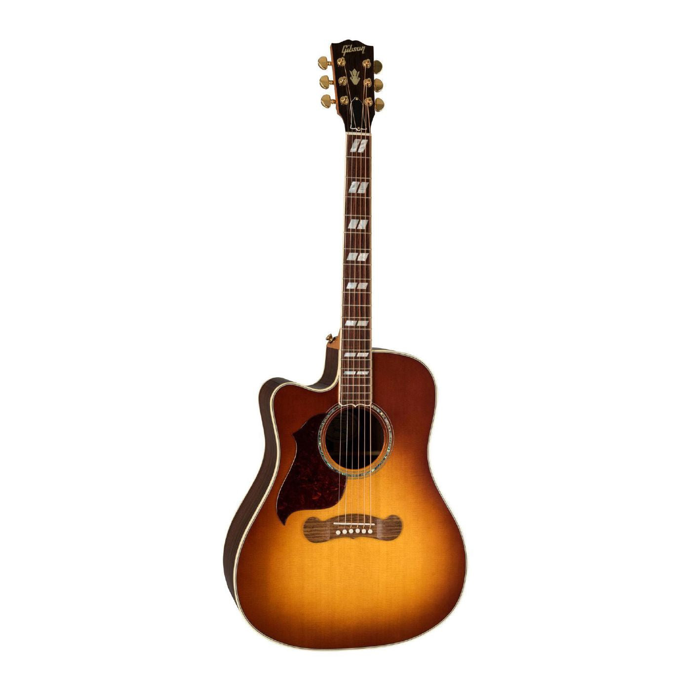 Gibson Songwriter Cutaway Left-Handed Acoustic Guitar in Rosewood Burst