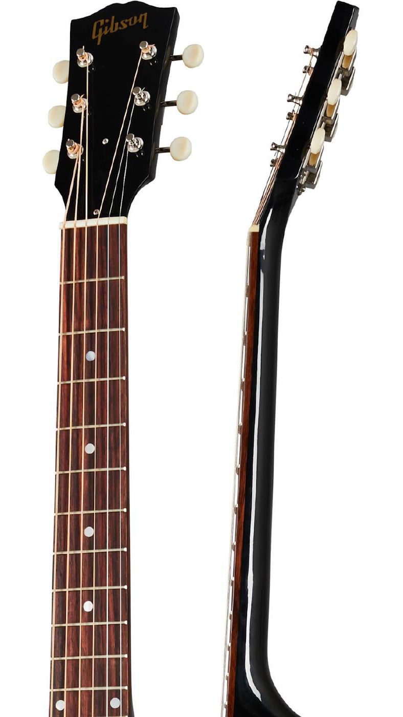 Gibson 60s J45 Original Adjustable Saddle Acoustic Guitar - No Pick Up - Ebony