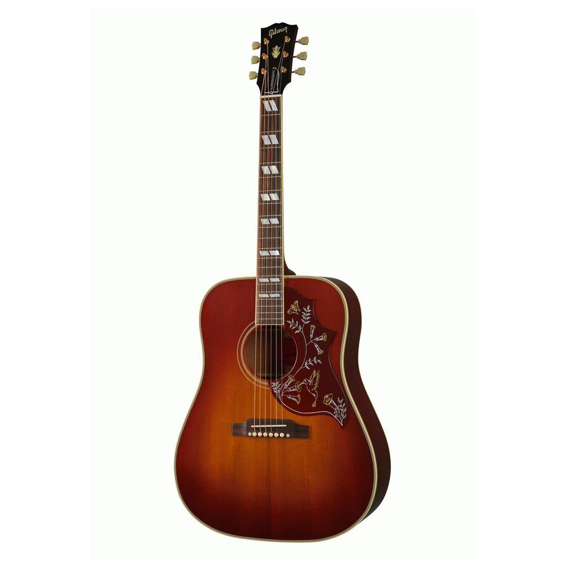 Gibson 60 Hummingbird Fixed Bridge Acoustic Guitar - Heritage Cherry Sunburst