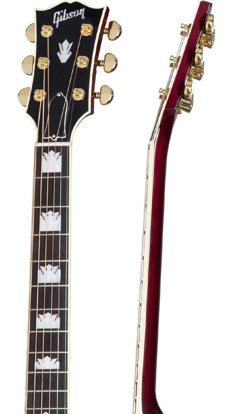 Gibson SJ200 Standard Acoustic Guitar - Maple Wine Red