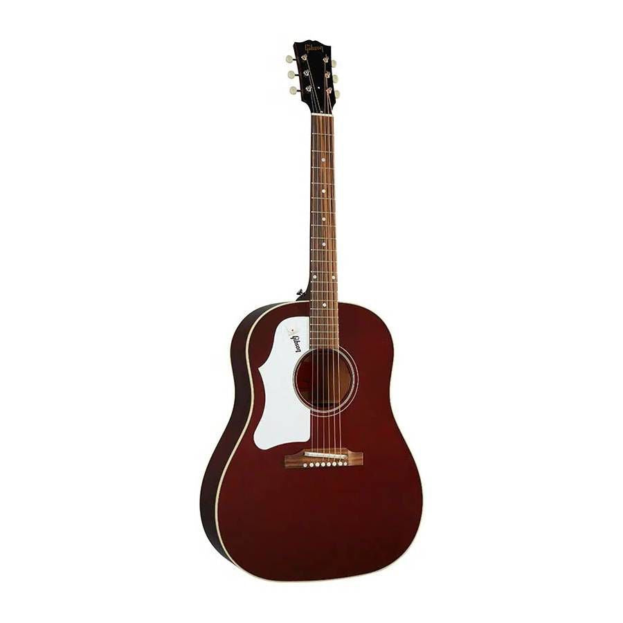 Gibson 60s J45 Original Adjustable Saddle Left-Handed Acoustic Guitar - No Pick Up - Wine Red