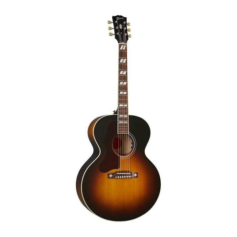 Gibson J185 Original Left-Handed Acoustic Guitar - Vintage Sunburst