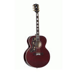 Gibson SJ200 Standard Acoustic Guitar - Maple - Left-Handed - Wine Red