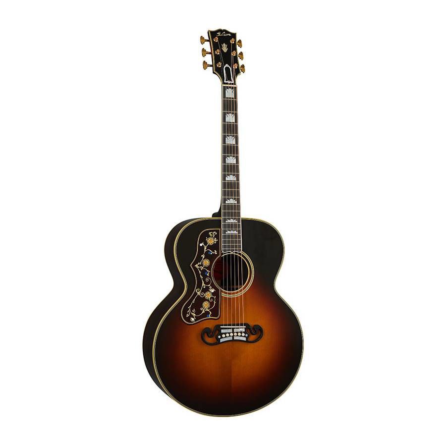 Gibson Pre-War SJ200 Left-Handed Acoustic Guitar - Rosewood - Vintage Sunburst