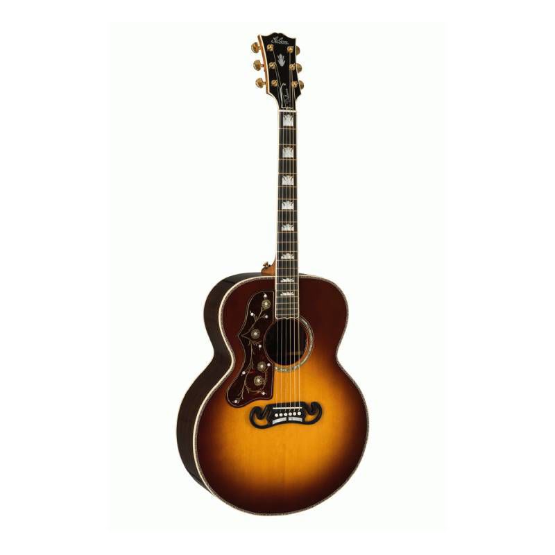 Gibson SJ200 Deluxe Left-Handed Acoustic Guitar - Rosewood Burst