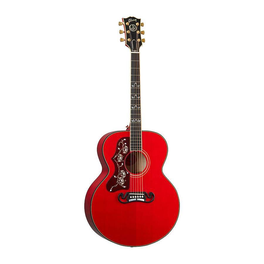 Gibson Orianthi SJ200 Left-Handed Acoustic Guitar - Cherry