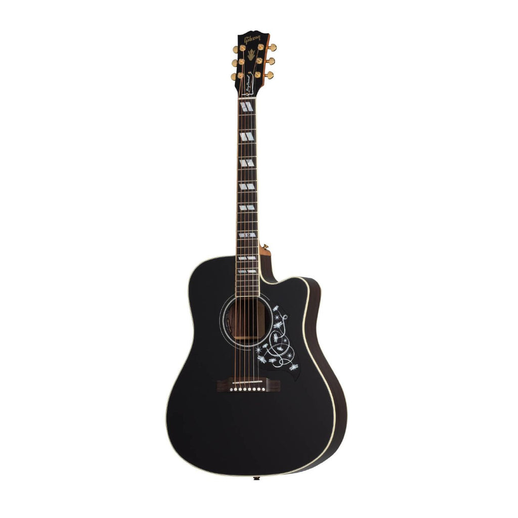 Gibson Jerry Cantrell Fire Devil Songwriter Acoustic Guitar - Ebony