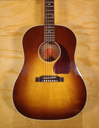 Gibson Limited Edition J45 acoustic guitar with Australian Blackwood top and body, showcasing the classic Gibson design and craftsmanship.