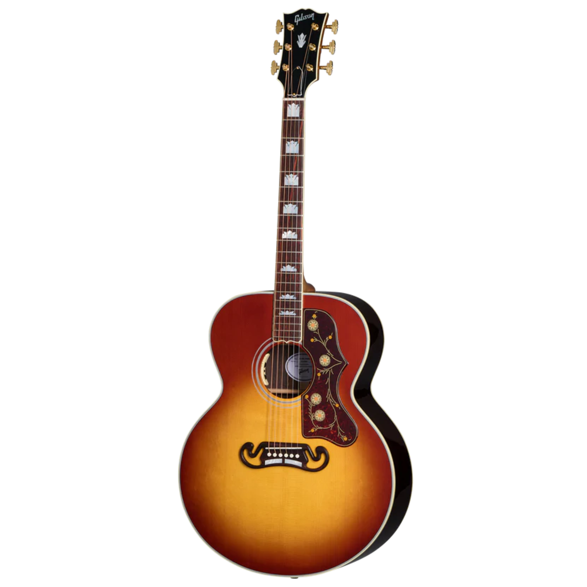 Gibson SJ-200 Standard Rosewood Acoustic Guitar - Rosewood Burst (LH)