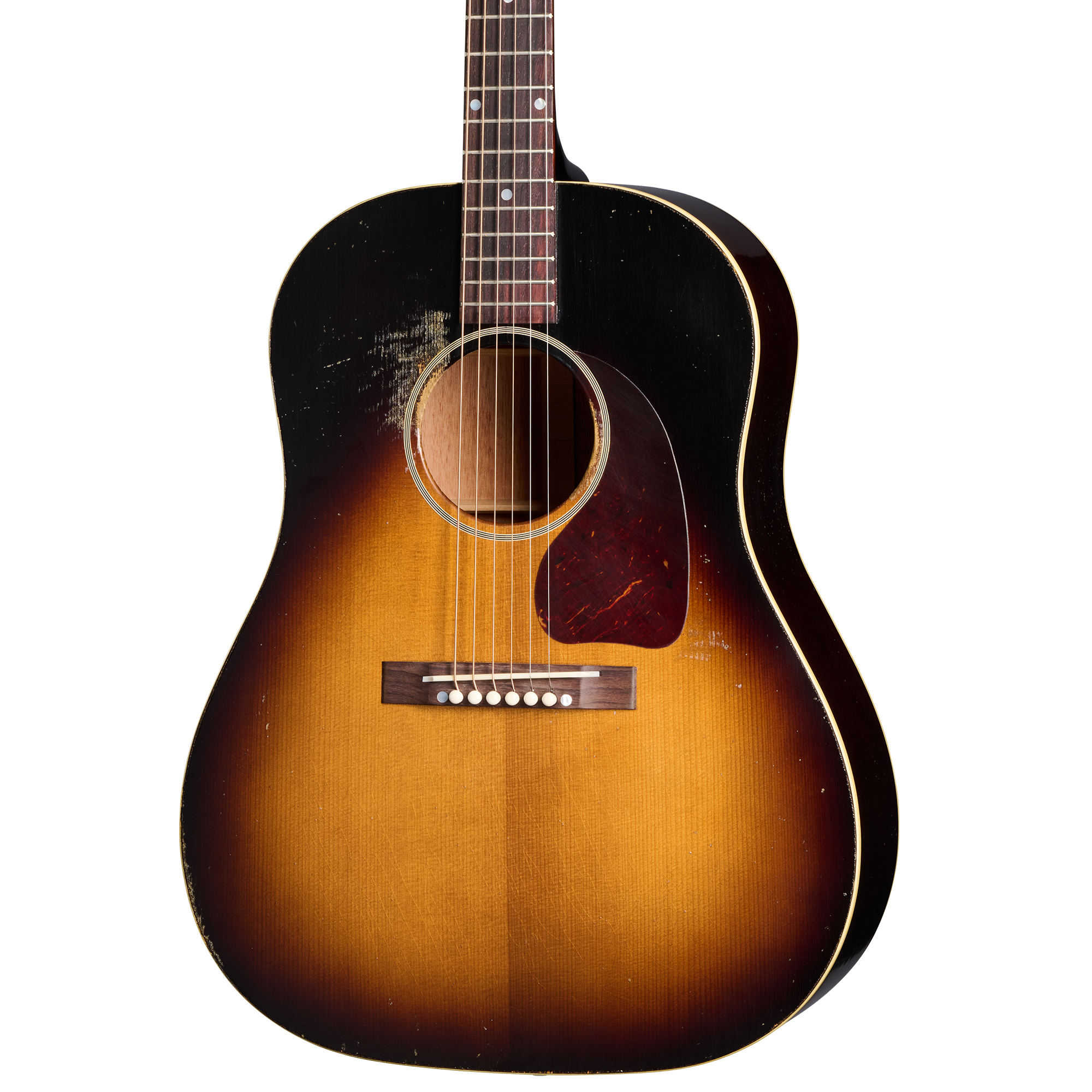 Gibson Murphy Lab 1942 Banner J45 Acoustic Guitar Heavy Aged Vint Sunburst