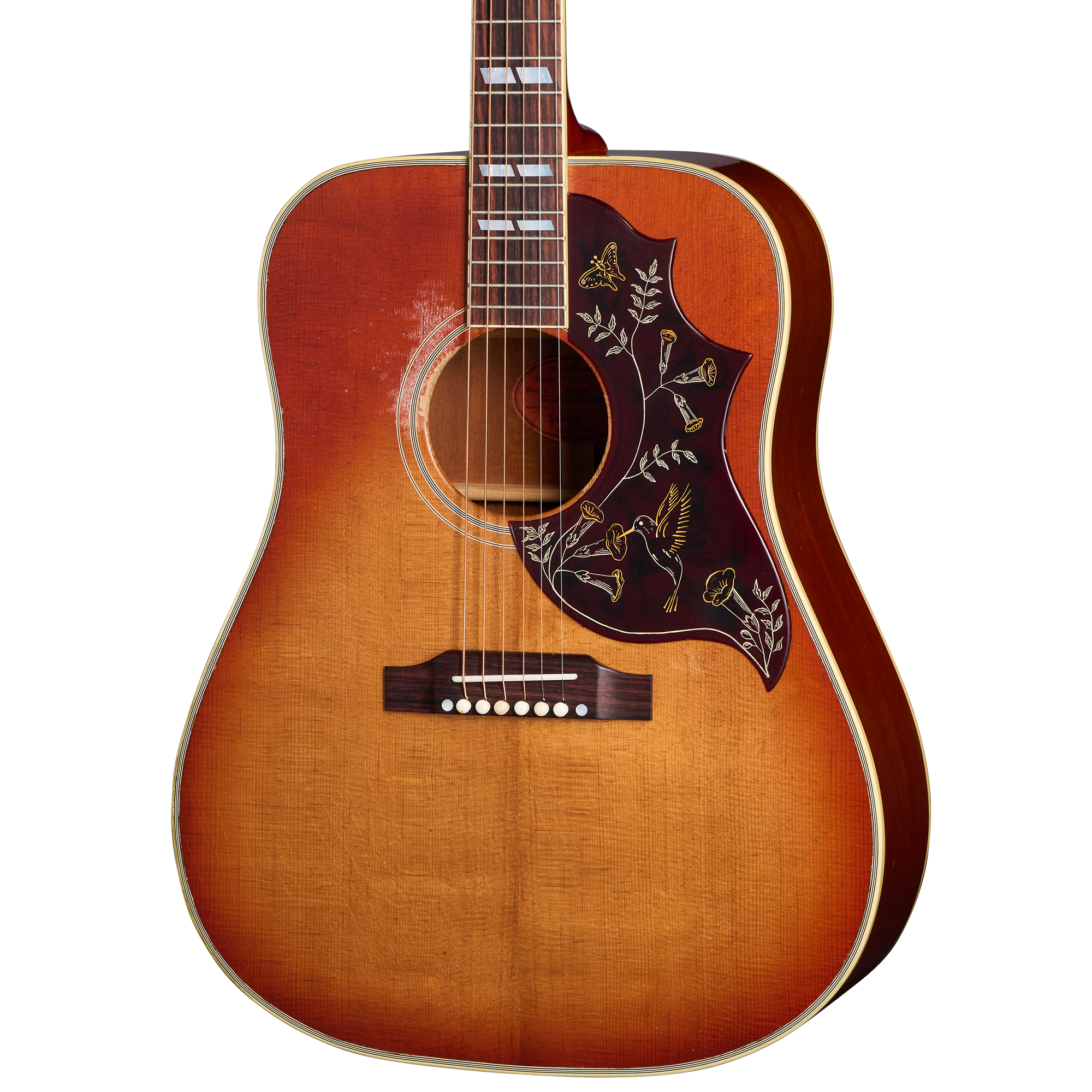 Gibson Murphy Lab 1960 Hummingbird Ac Guitar Heavy Aged Wash CH Sunburst