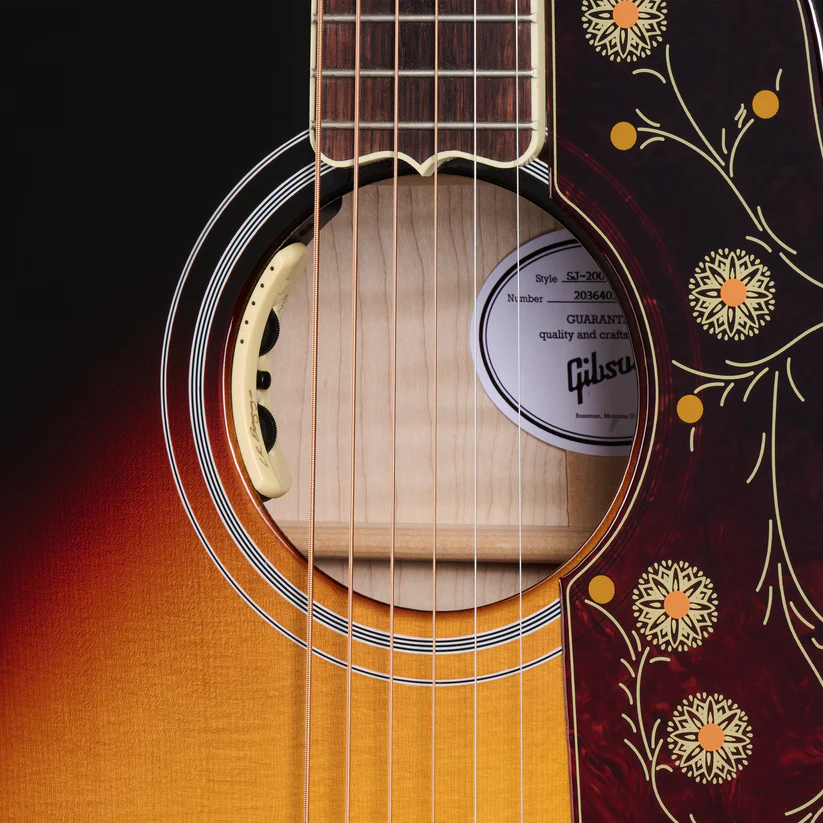 Gibson Montana Premium SJ200 Standard Maple Acoustic Guitar - Tri Burst