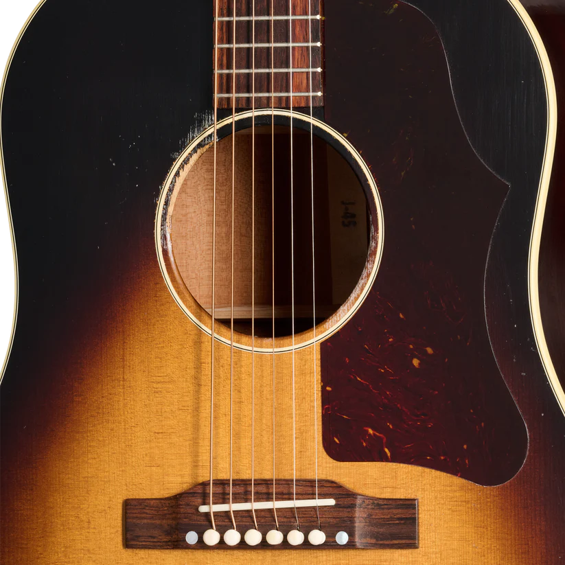Gibson Murphy Lab 1955 J45 Light Aged Acoustic Guitar - Vint Sunburst