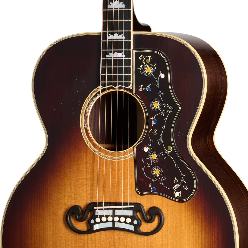 Gibson Pre-War SJ200 Rosewood Acoustic Guitar Light Aged - Vintage Burst