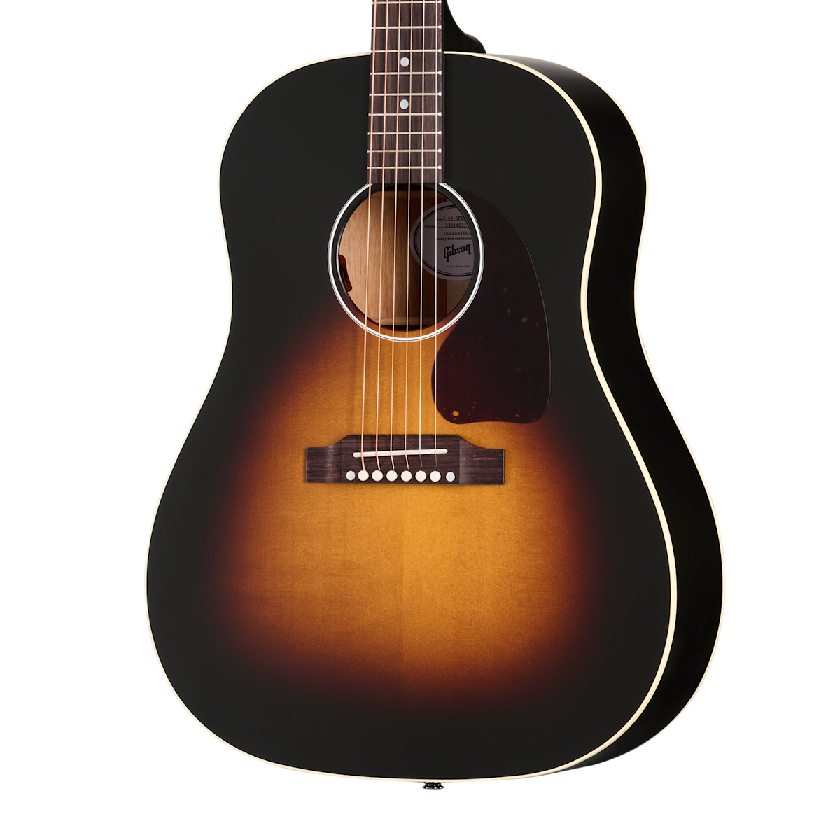 Gibson J45 Special Satin Acoustic Guitar - Vintage Sunburst