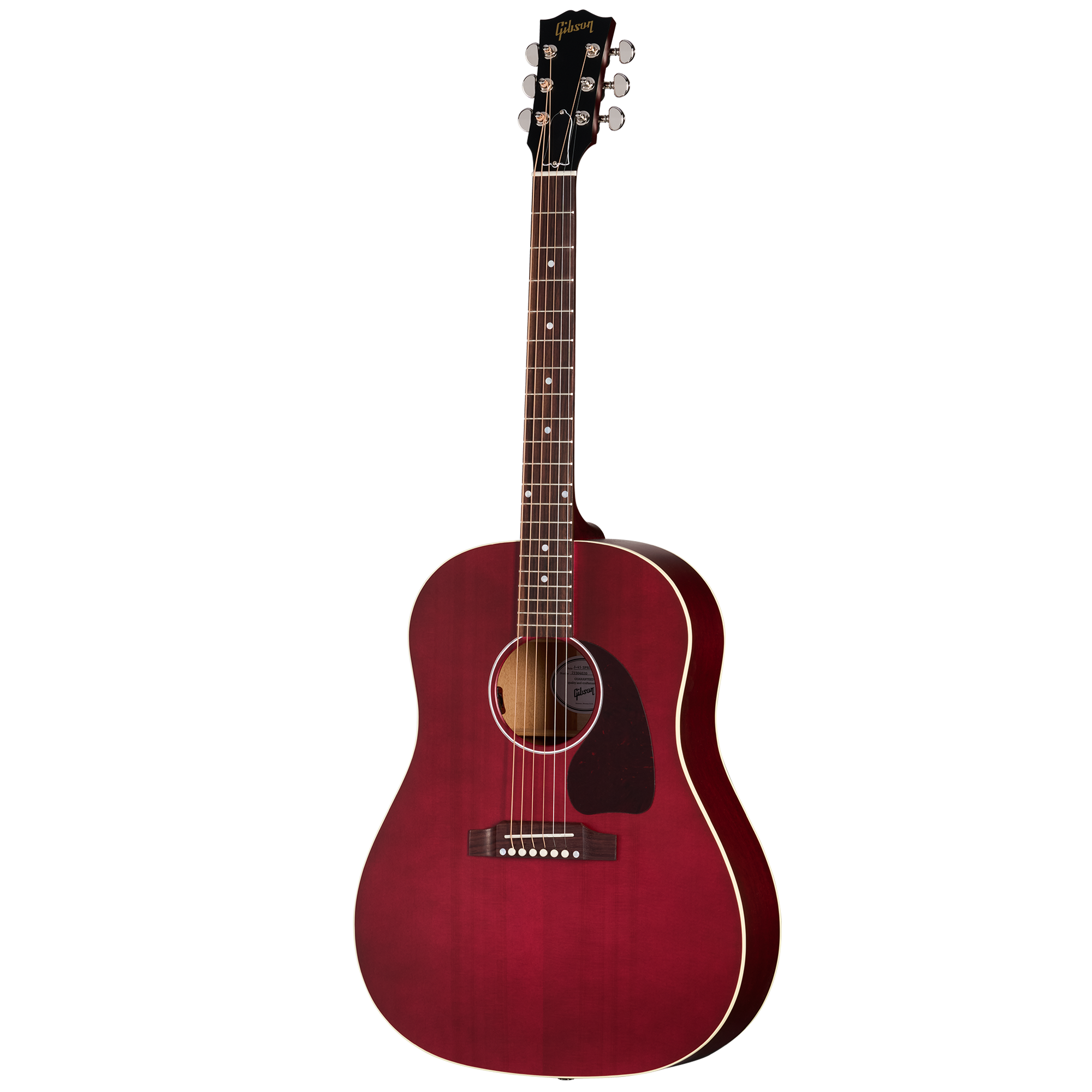 Gibson J45 Special Satin Acoustic Guitar - Wine Red