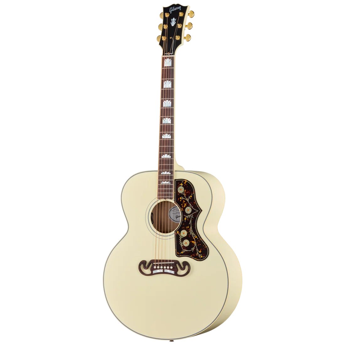 Gibson SJ-200 Standard acoustic guitar in classic white finish