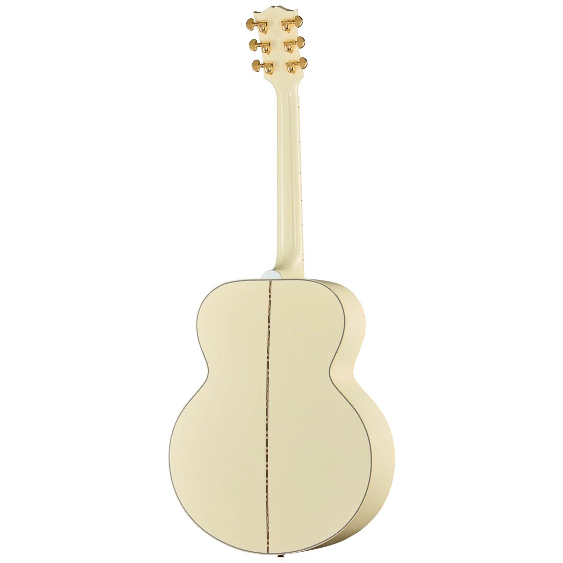 Gibson SJ-200 Standard acoustic guitar in classic white finish, front view