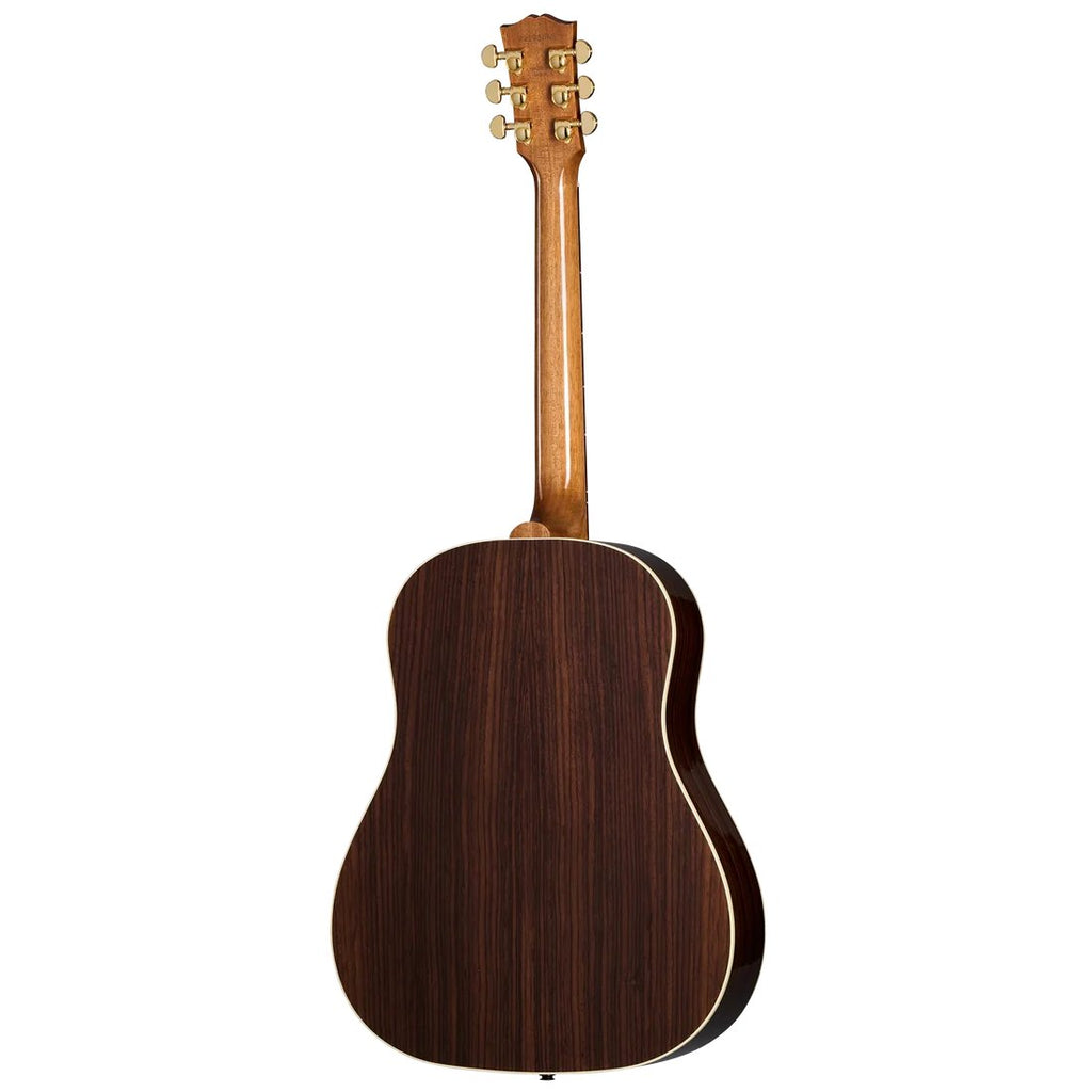 Gibson J-45 Standard acoustic guitar in rosewood burst finish, shown from the front