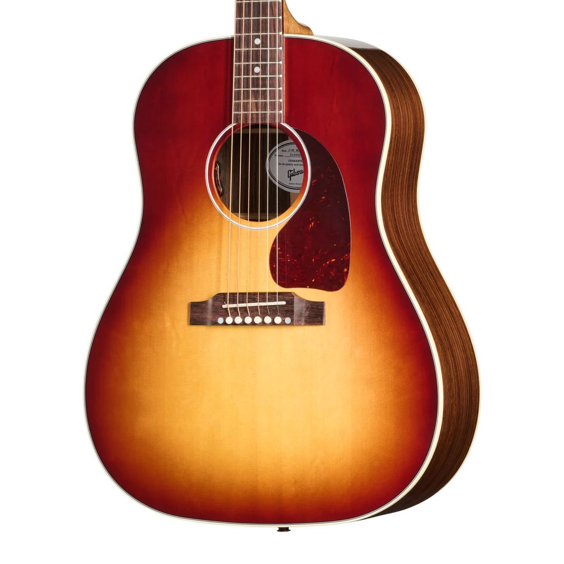 Gibson J-45 Standard Acoustic Guitar - Rosewood Burst Left-Handed