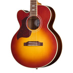Gibson Parlor Rosewood Electro Acoustic Guitar in rosewood burst, left-handed view