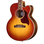 Gibson Parlor Rosewood Electro Acoustic Guitar in Rosewood Burst finish against a neutral background