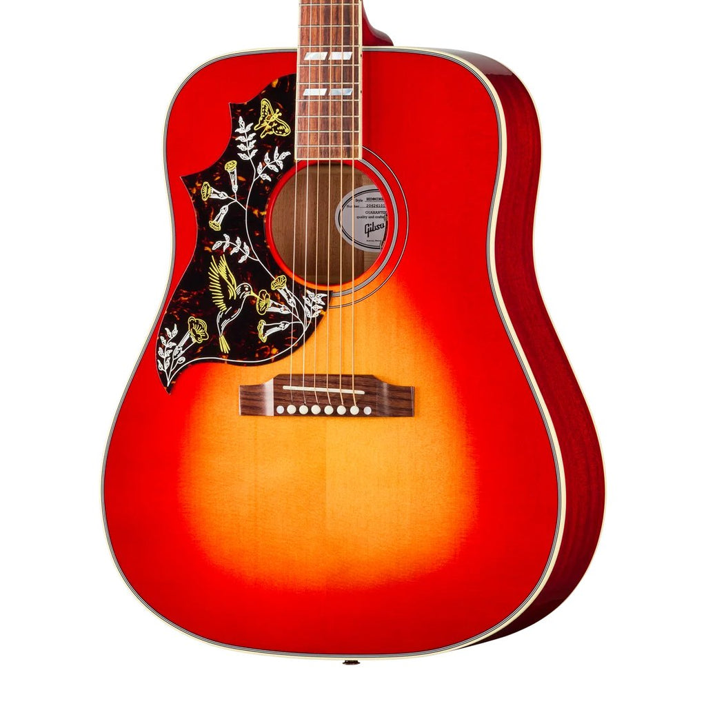 Gibson Hummingbird Std left-handed acoustic guitar in Vintage Cherry Sunburst finish
