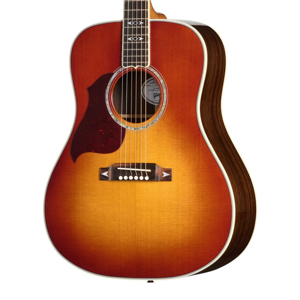 Gibson Songwriter Rec Artist left-handed electro acoustic guitar in Rose Burst finish