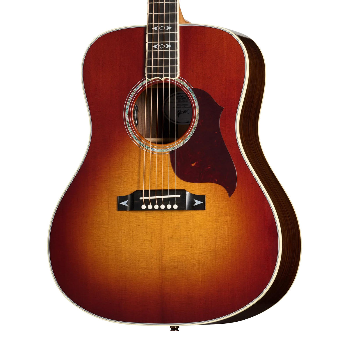 Gibson Songwriter Recording Artist acoustic guitar in rosewood burst finish