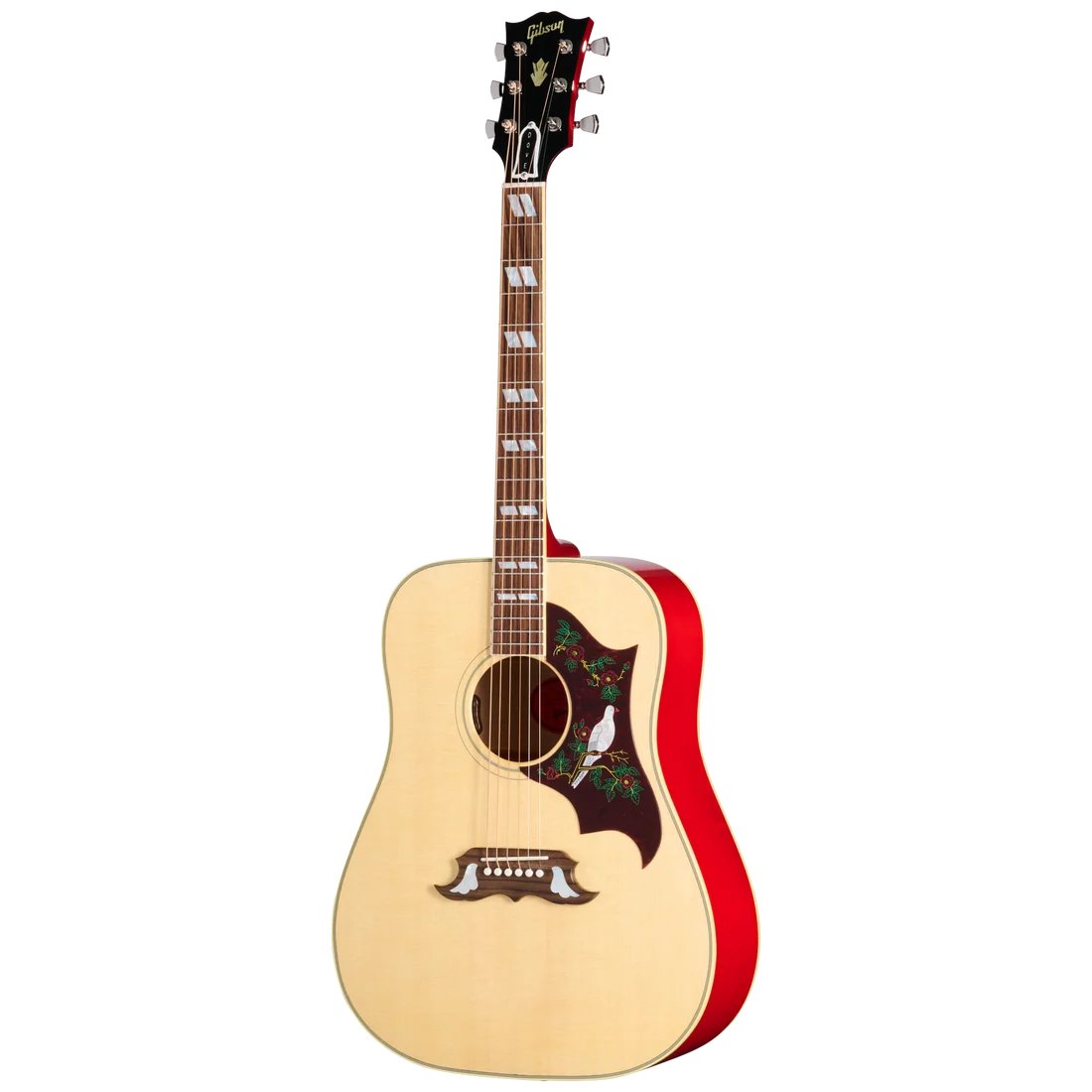 Gibson Dove Original acoustic guitar in antique natural finish with dove pickguard and spruce top