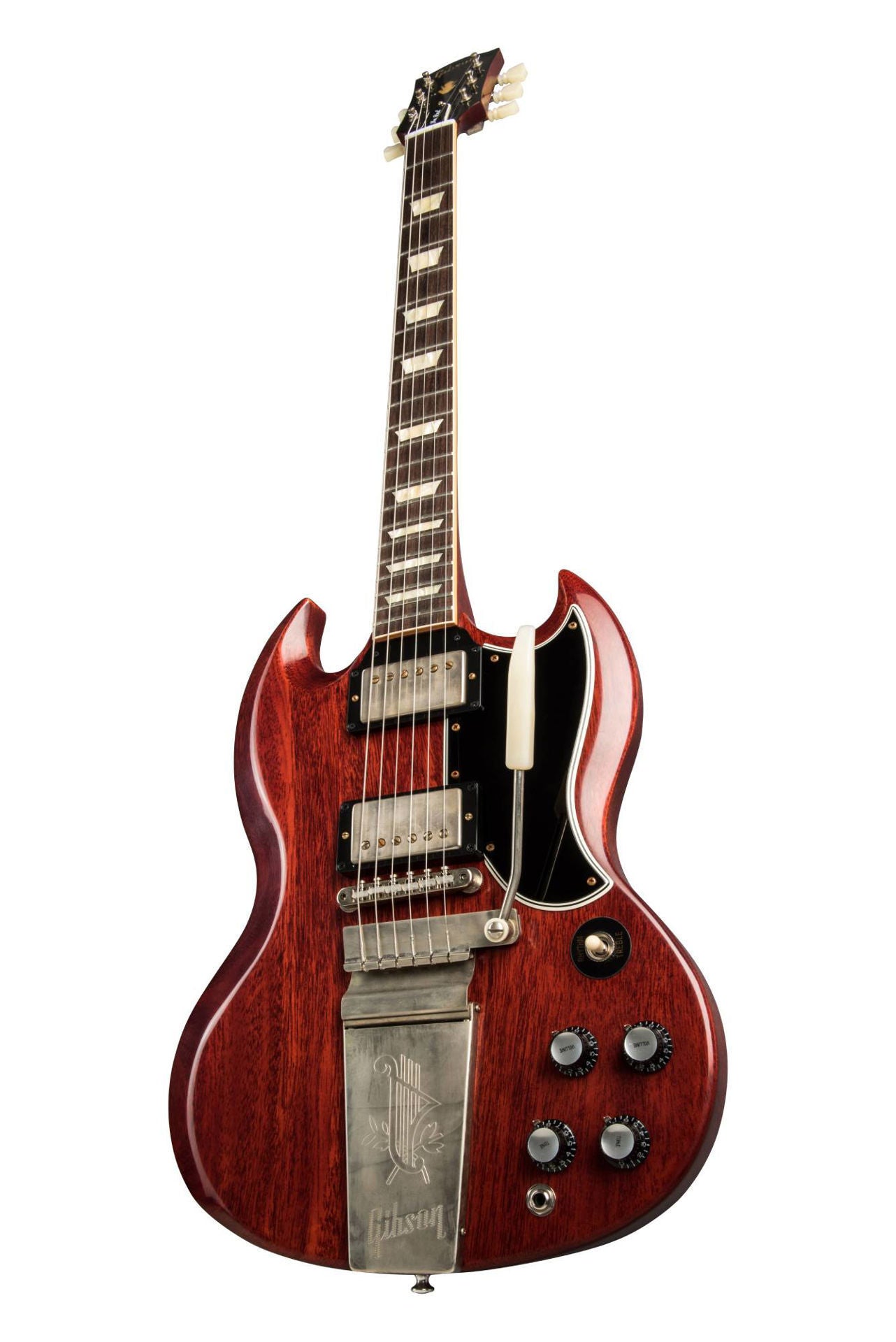 Gibson 1964 SG Standard Reissue Electric Guitar - Maestro Vibrato - VOS Cherry Red