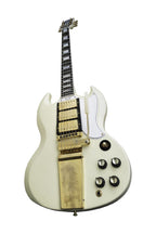Gibson 1963 Les Paul SG Custom Reissue with Maestro Vibrola - 3 Pick-Up - VOS Classic White