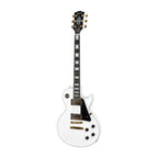 Gibson Les Paul Custom Electric Guitar with EB FB Alpine White Gloss