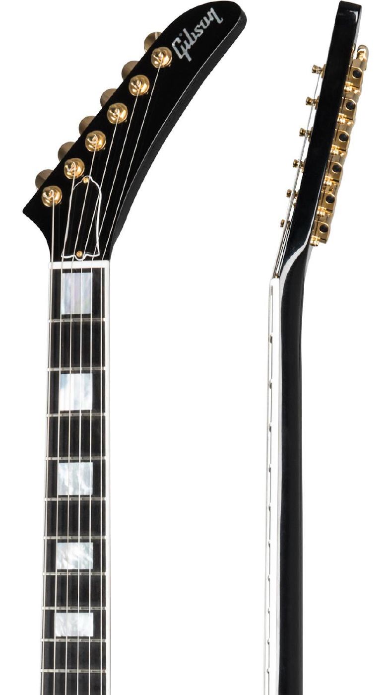 Gibson Explorer Custom Electric Guitar with Ebony Fingerboard Gloss - Ebony