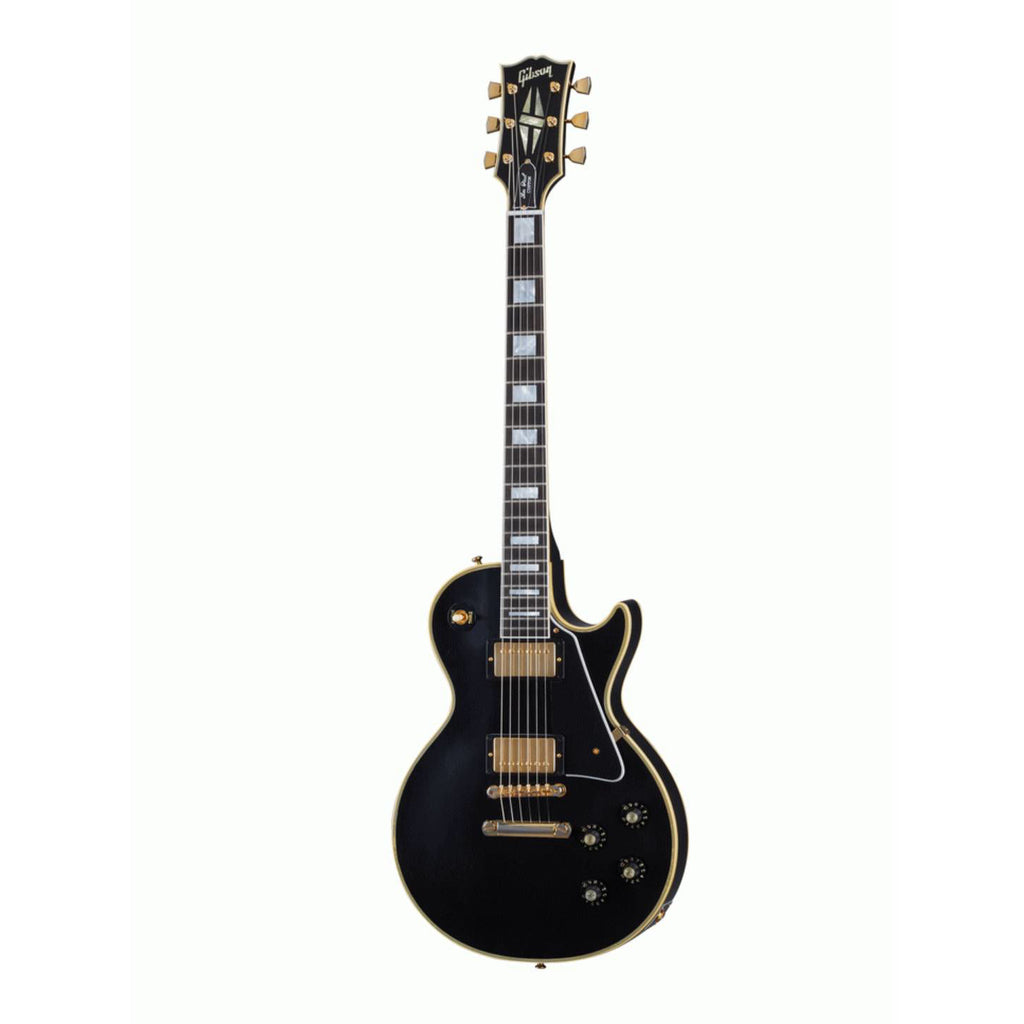 Gibson Murphy Lab 68 Les Paul Custom Electric Guitar Ultra Light Aged Ebony